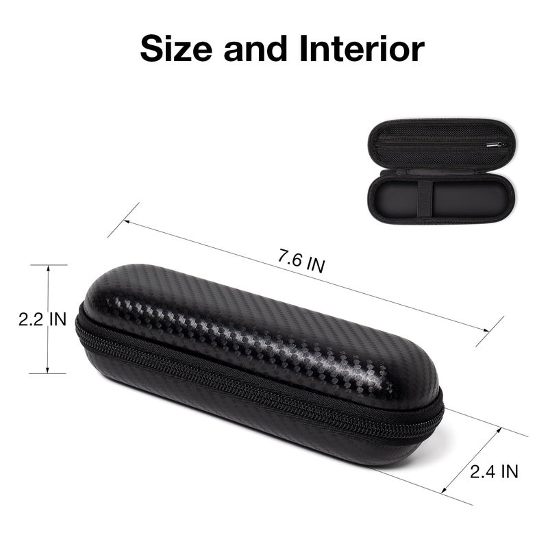 Nincha Compact Travel Trimmer Case for Philips Hybrid Electric Trimmer and Shaver, Face + Body Groomer QP2724/90, QP2834/70, QP1924/70, QP6531/70, QP4631/90, Hard Carrying Case, Black - Image 2